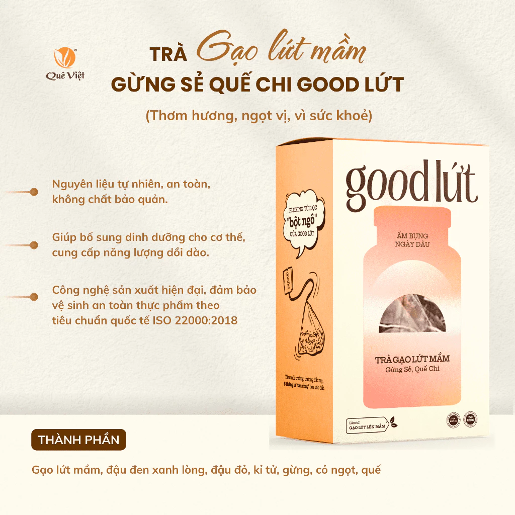 グッドルット 生姜シナモン茶 (ジンジャーシナモンティー) 450g – 温活、美肌、免疫力サポート