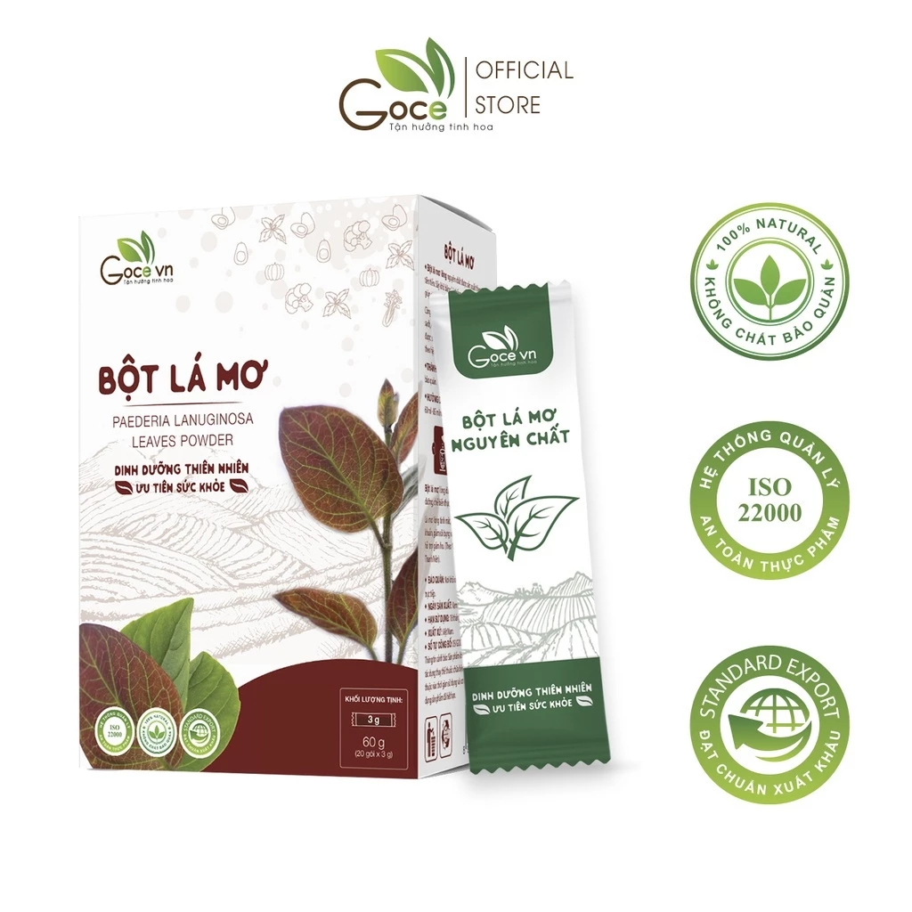 GOCE 純粋ラモー葉パウダー - 60g (3g x 20包)