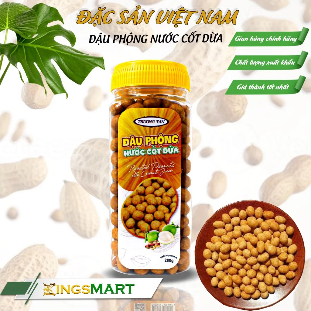 チュオントアン ココナッツ風味揚げピーナッツ 280g