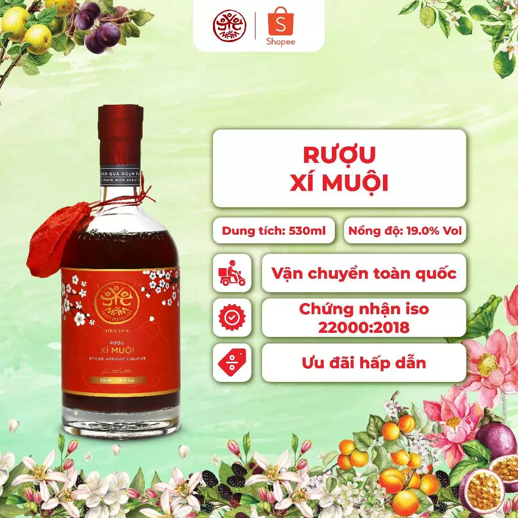 Mầm Distillery 自然発酵梅酒 530ml - 伝統の味覚