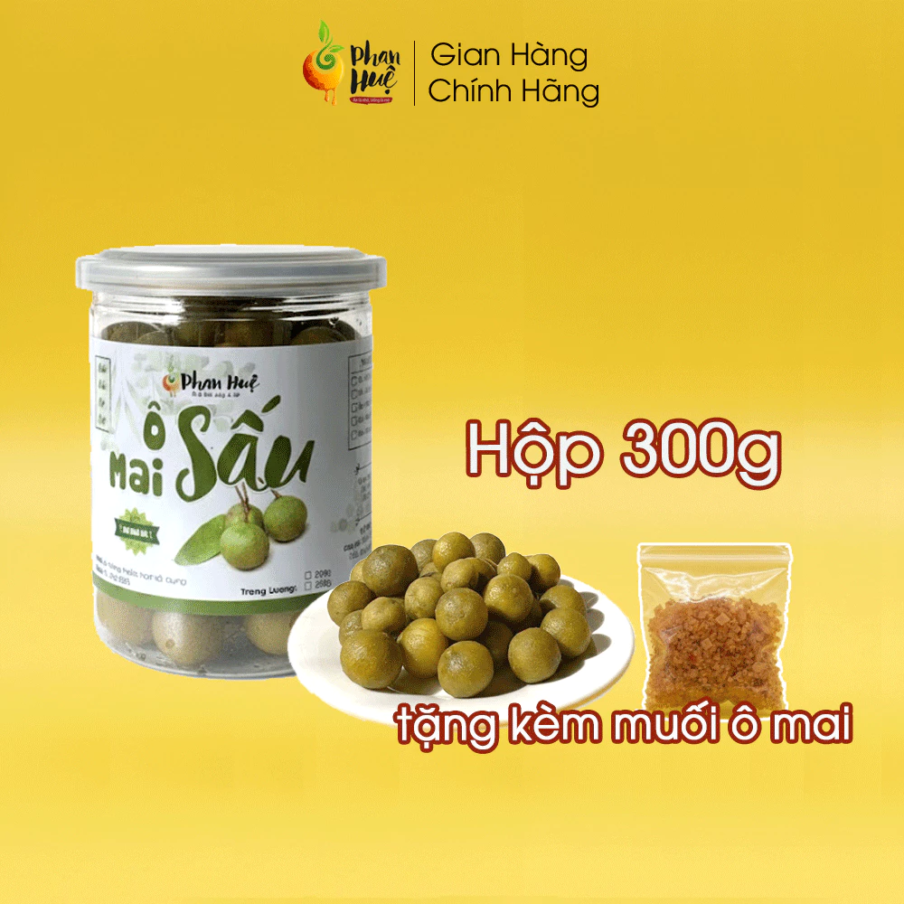 【Phan Huệ】ハノイ名物！厳選北部産若サウの実のカリカリ甘酸っぱいドライフルーツ（オーマイ）300g