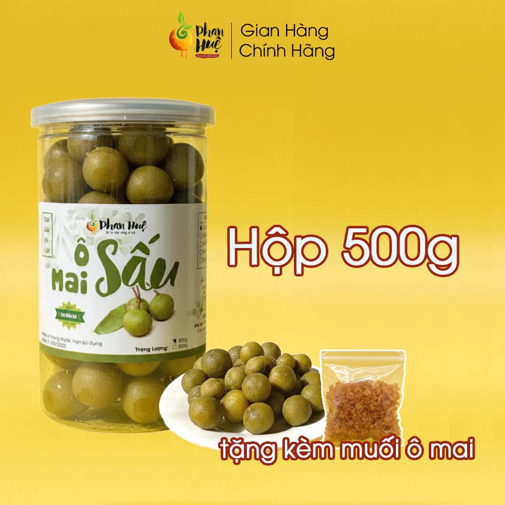オーマイサウバオトゥ（若アムラの実の梅干し）カリカリ甘酸っぱい ファンフエ 500g 北部ベトナム産選りすぐりハノイ特産品