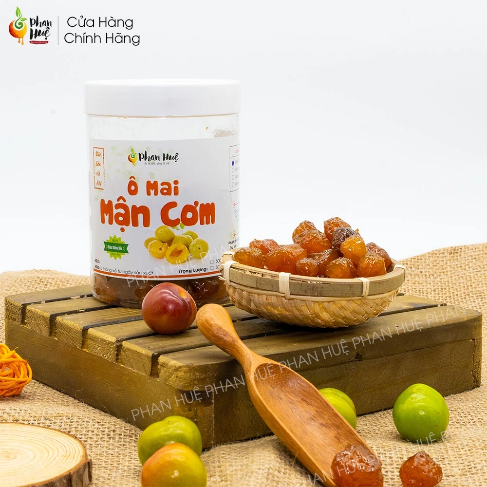 ハノイ名物 ファンフエ産 小梅（マンコム）のドライフルーツ「オーマイ」 - シームーイ風 甘酸っぱくてピリ辛 500g