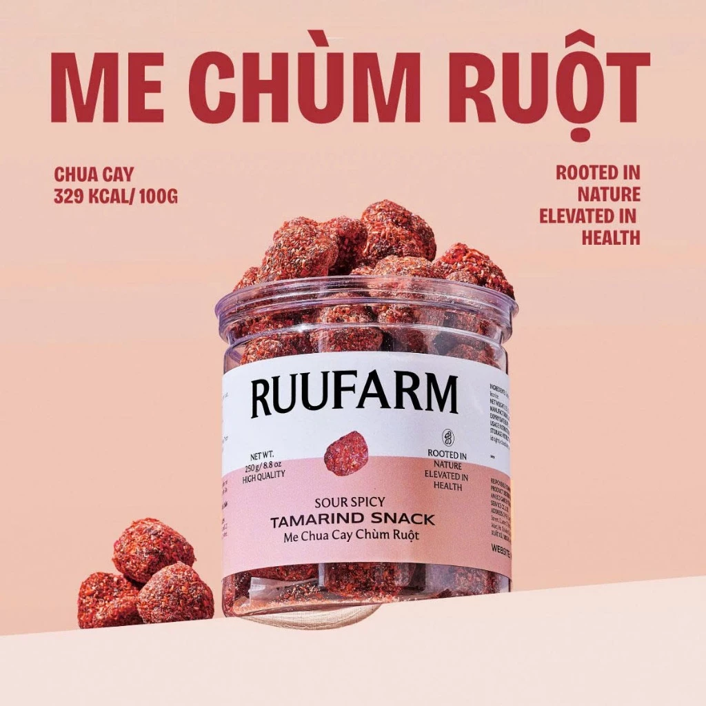 RUUFARM 酸っぱ辛いタマリンドとスターグーズベリーの干し梅風味 250g