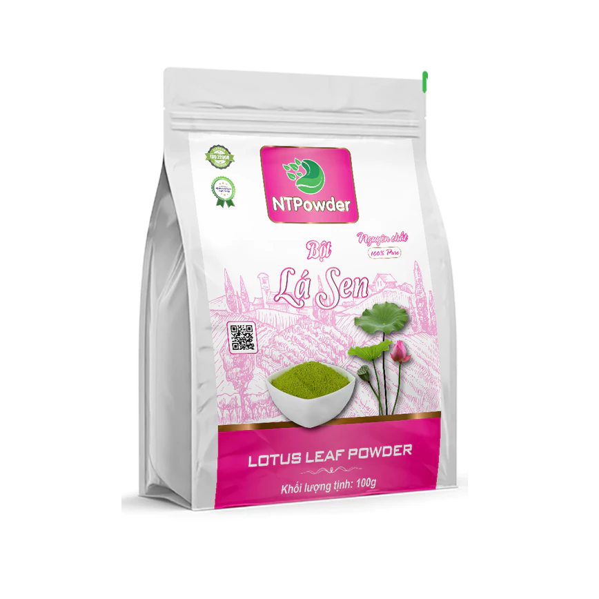 ニャットティンフード 無添加フリーズドライ蓮の葉パウダー NTPowder 100g