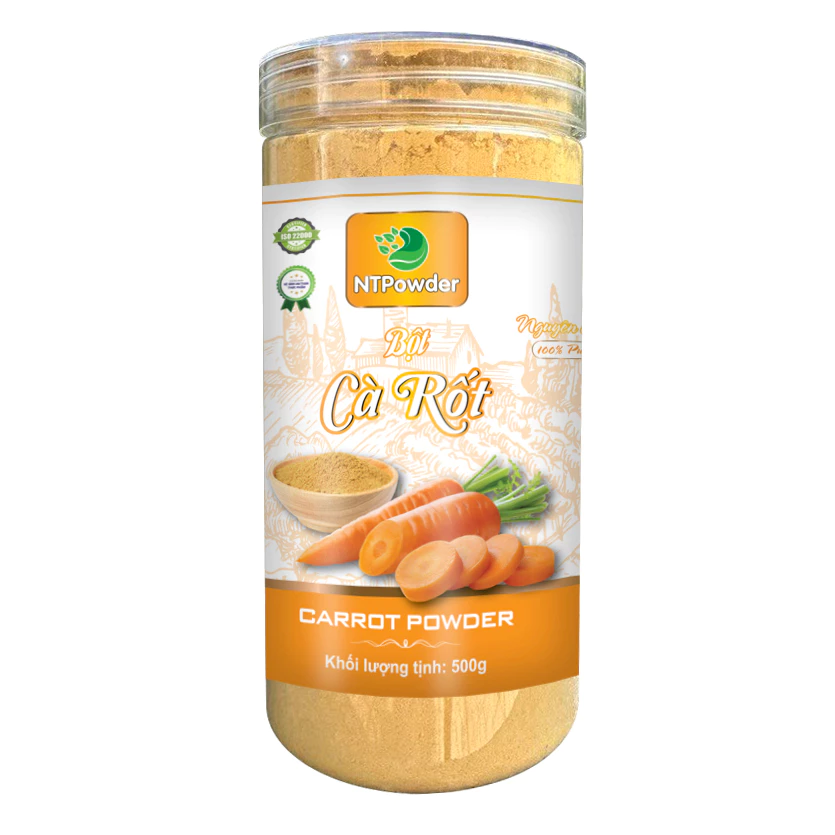 ニャットティンフード NTPowder 冷凍乾燥にんじんパウダー 500g PETボトル入り