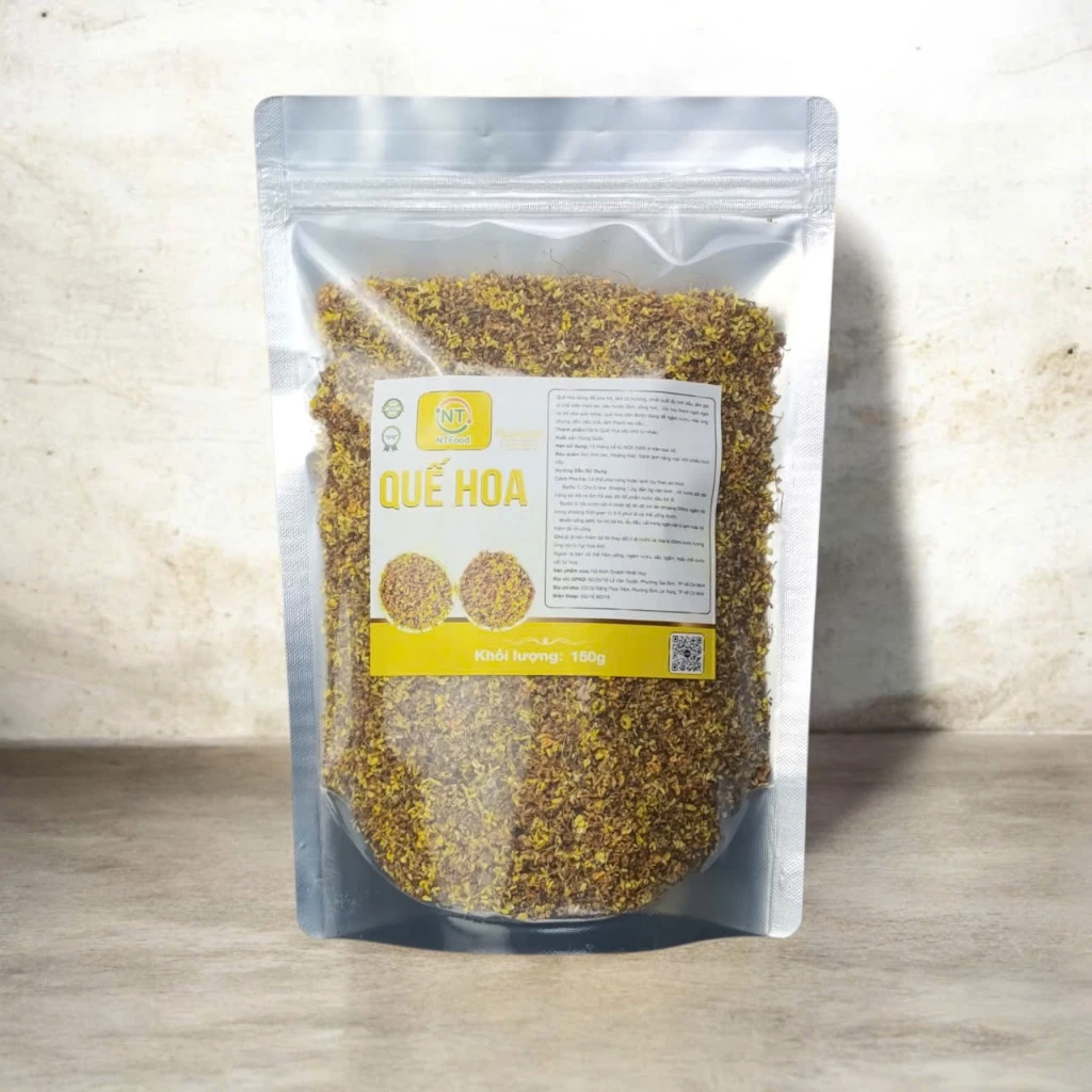 NTFood 厳選 金木犀茶 (モクセイ花) 乾燥ティー ジップ袋 150g - 癒やしの香り