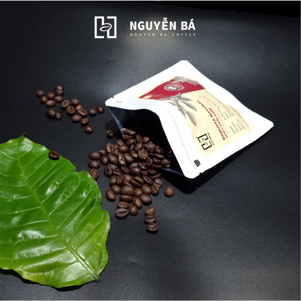 Nguyễn Bá Coffee ロブスタ ナチュラル コーヒー粉（中挽き・フィン抽出用）