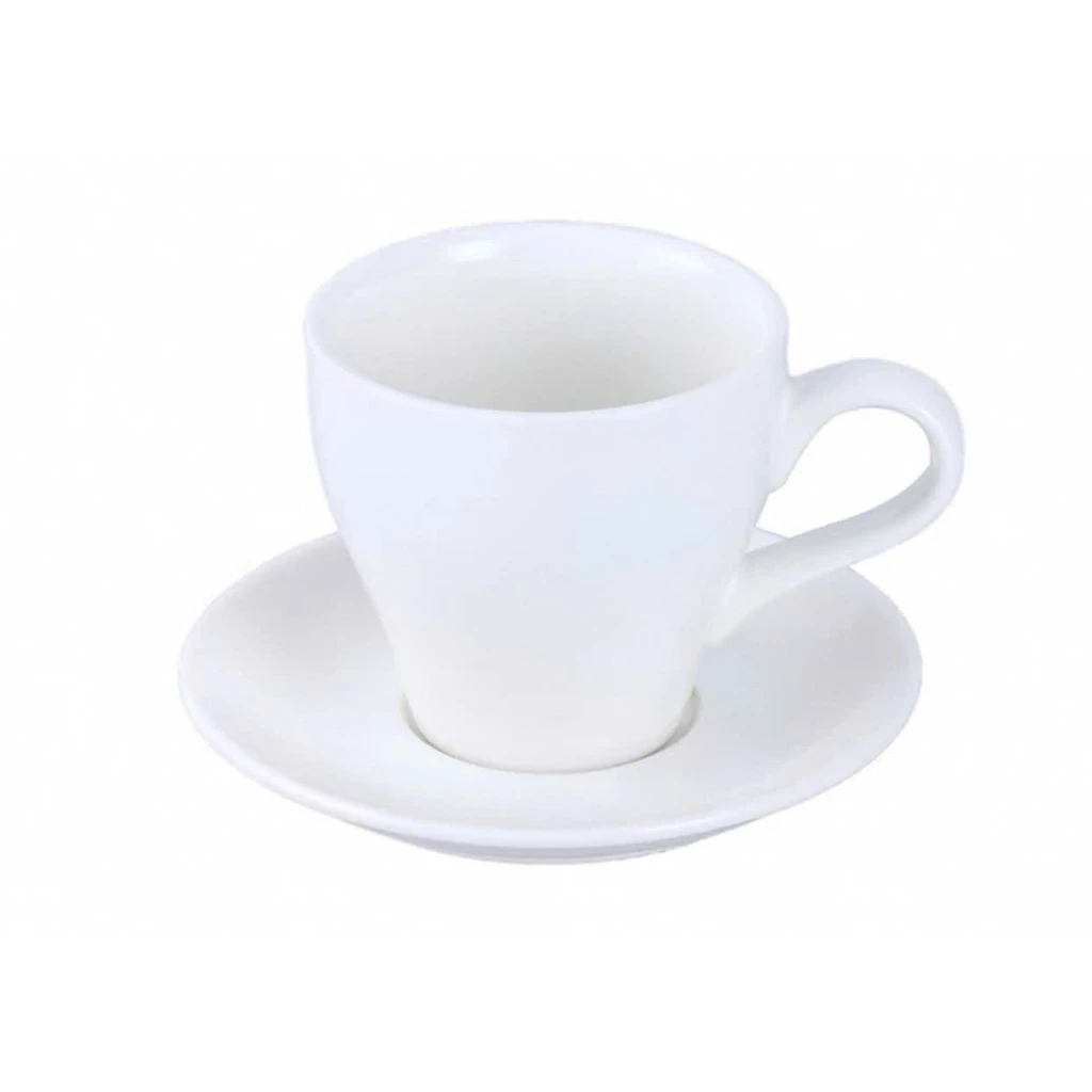 シエウティバテンダー製 カプチーノ/コーヒーカップ 180ml 白 - バリスタ愛用 高品質陶器