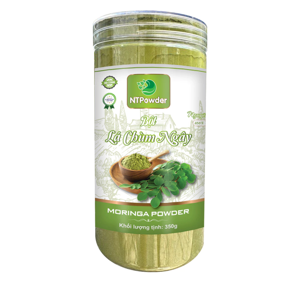 NTPowder モリンガ葉パウダー 350g PETボトル入 - 低温乾燥 Nhất Tín Food