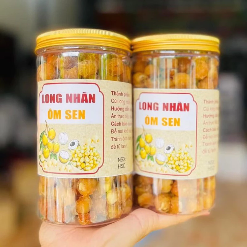 【ベトナム特産】フォヒエン産 竜眼と蓮の実の抱擁菓子 (Long Nhãn Ôm Sen) 250g 無添加ヘルシースナック