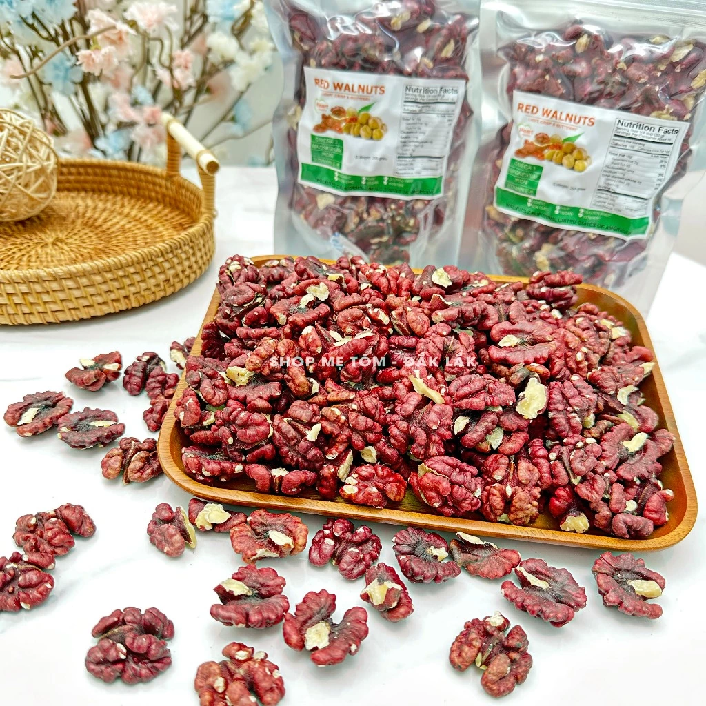 【Mẹ Tôm】アメリカ産 赤くるみ（レッドウォールナッツ）250g ジップ袋入り - 希少な栄養の宝石