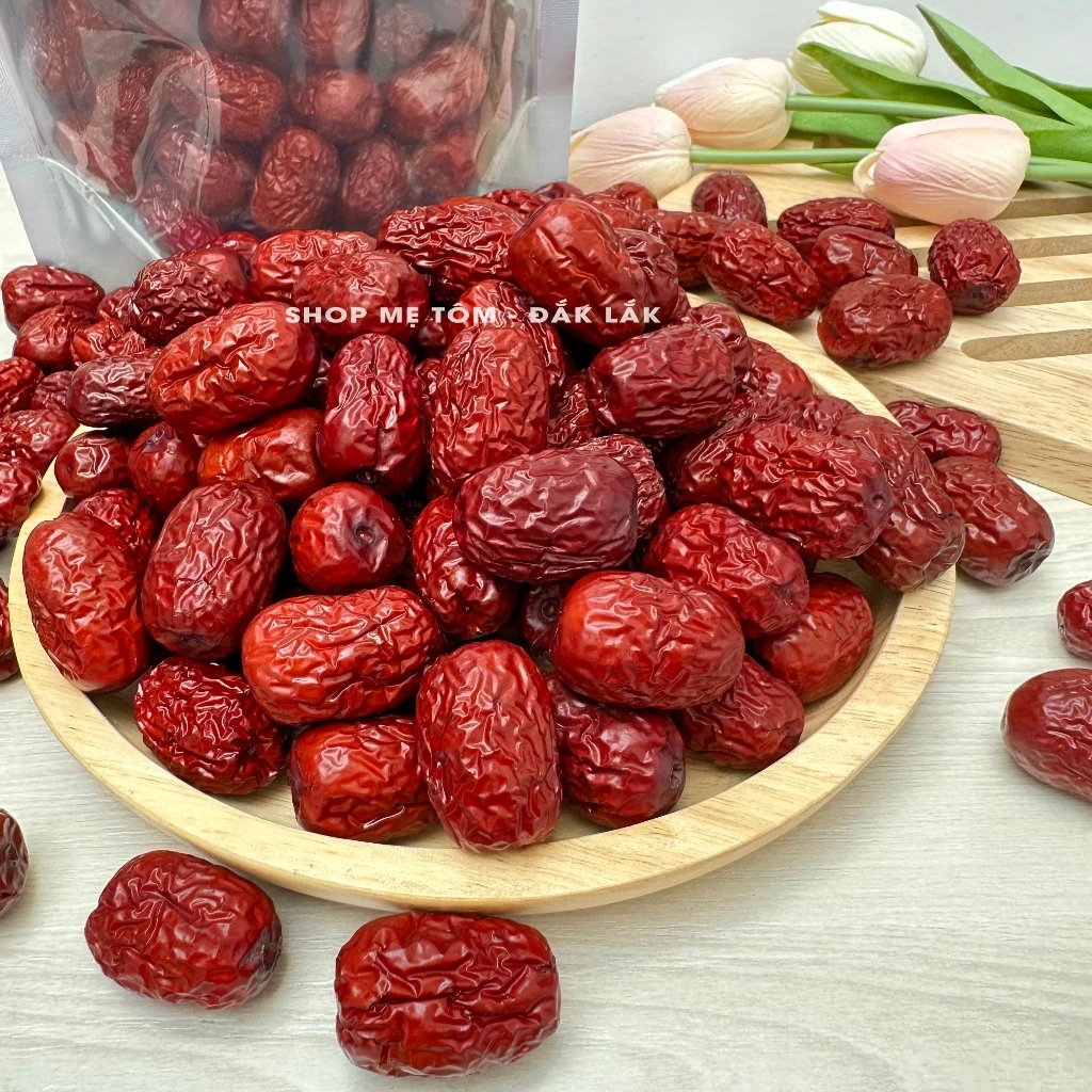 【ショップメー・トム】新疆産 乾燥なつめ (紅棗) 500g ジップバッグ