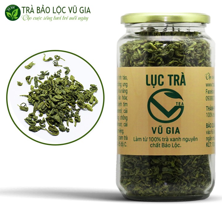 グリーンティー 200g 検査証明書付き 茶葉 Bao Loc Vu Gia