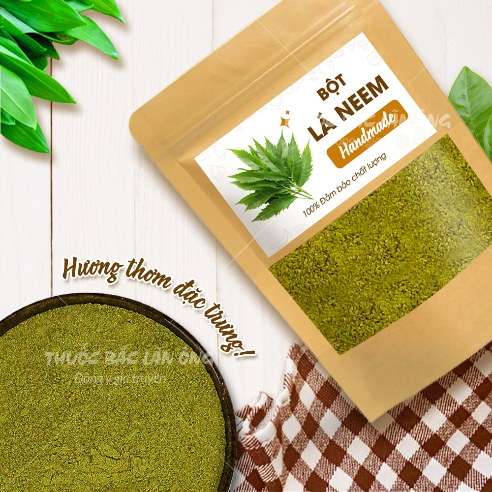 インド産ニームリーフパウダー 500g – 純粋・微細パウダーで美肌ケア！漢方老舗ランオン厳選