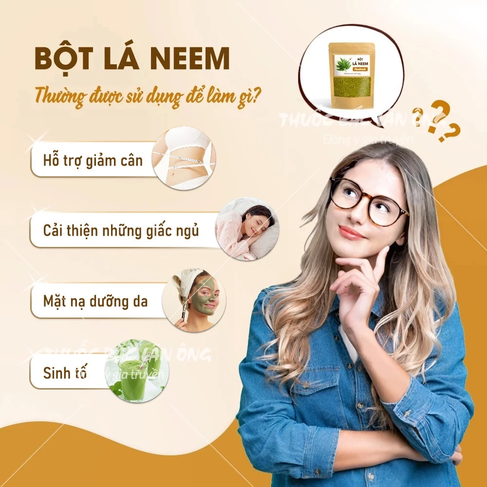 インド産ニームリーフパウダー 500g – 純粋・微細パウダーで美肌ケア！漢方老舗ランオン厳選