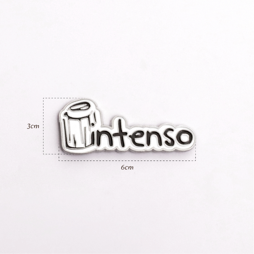 Intenso Coffee Roasters Pin "どこでも着けられる" デザインピン 小型 30mm Intenso Coffee Roasters