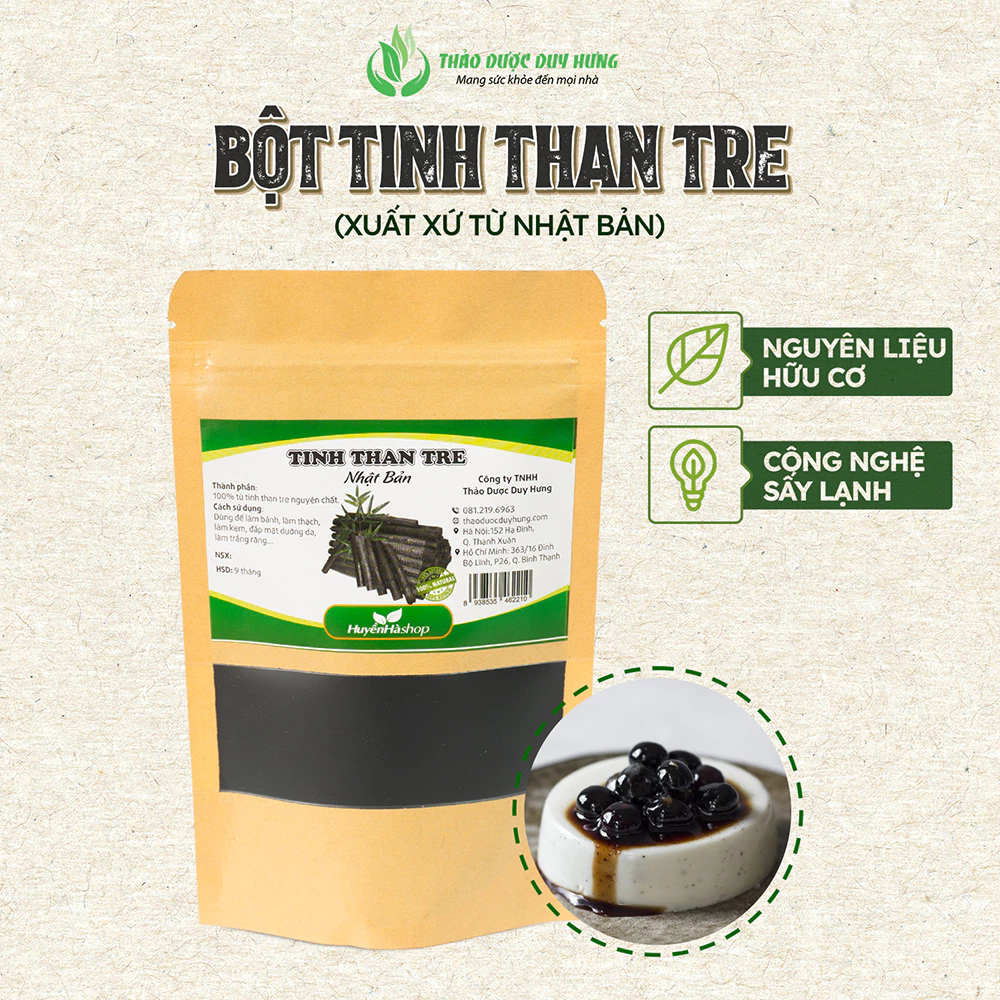 日本産竹炭パウダー（Takesumi 100g）- パン、ドリンク、歯のホワイトニングに！天然食品着色料