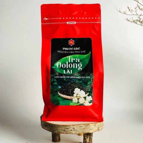 ジャスミン烏龍茶葉 - ミルクティー・タピオカドリンク向け 濃厚な香り 原葉タイプ 500g