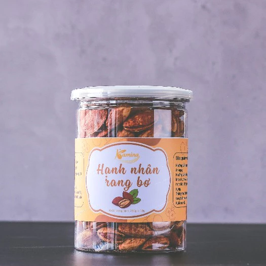 カミナ バターローストアーモンド（PET容器 250g）- 栄養豊富で香ばしい絶品ナッツ