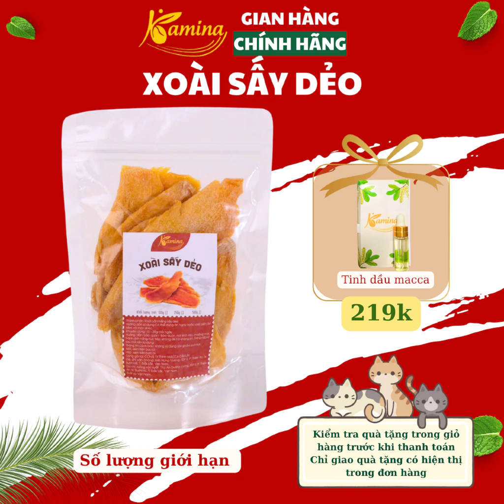 Kaminaストア 伝統の味 ソフトドライマンゴー 500g ジップパック