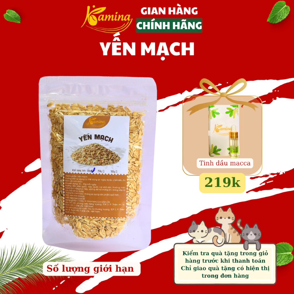 KAMINA 減量サポート 全粒オートミール 500g ジップ袋入り