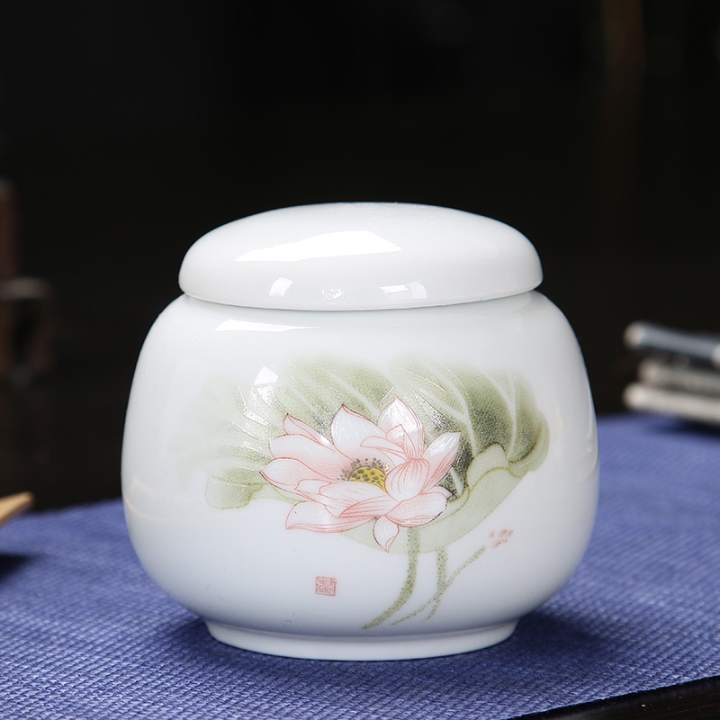 花王 陶器製茶器セット 菊の花模様 茶葉保存用 フタ付きセット 250ml 株式会社花王