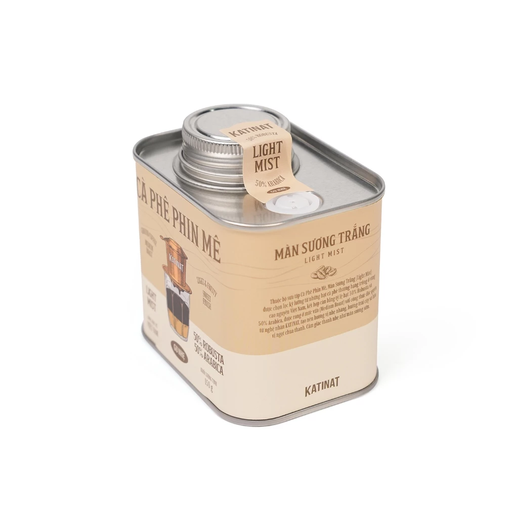 KATINAT 白い霧 粉末コーヒー 150g - 優しい口当たり アラビカ＆ロブスタブレンド