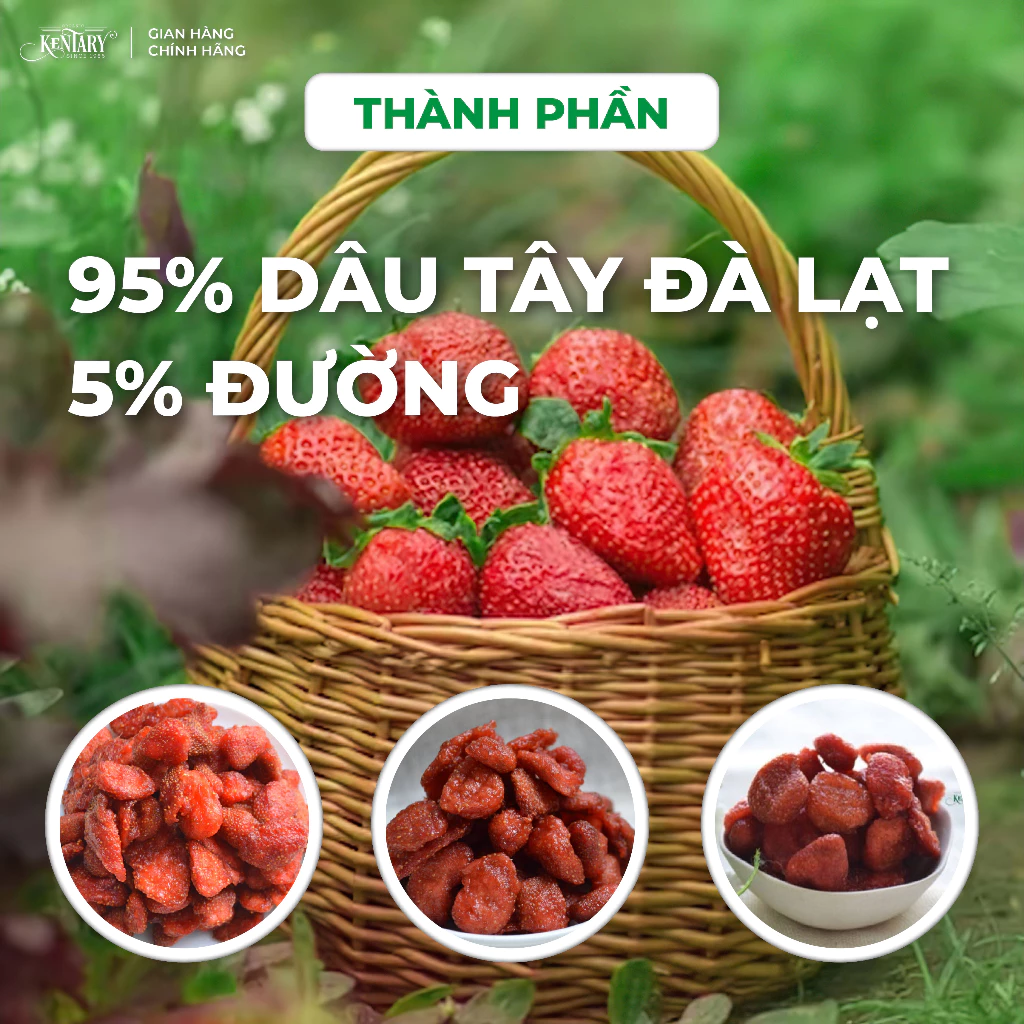 Kentary 5%糖質 フリーズドライいちご 800g 大容量パック | 美容・健康ヘルシースナック