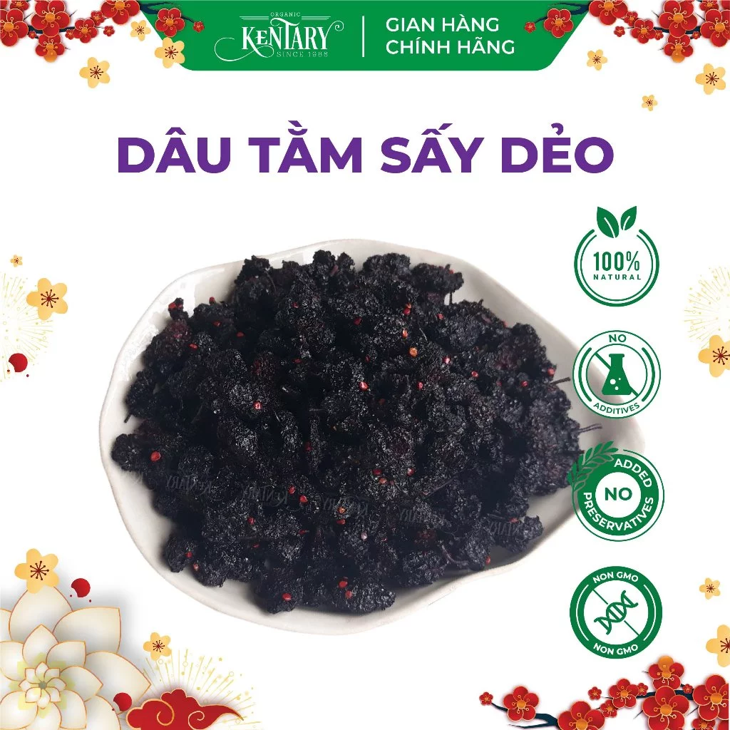 ケントタリー ドライマルベリー 200g | 美容・美肌をサポートする甘酸っぱいセミドライ桑の実