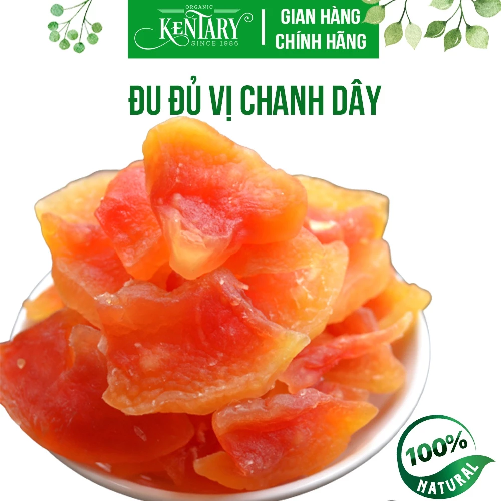 Kentaryフリーズドライパパイヤ - 無添加・防腐剤不使用 - ヘルシースナック - 400gパック