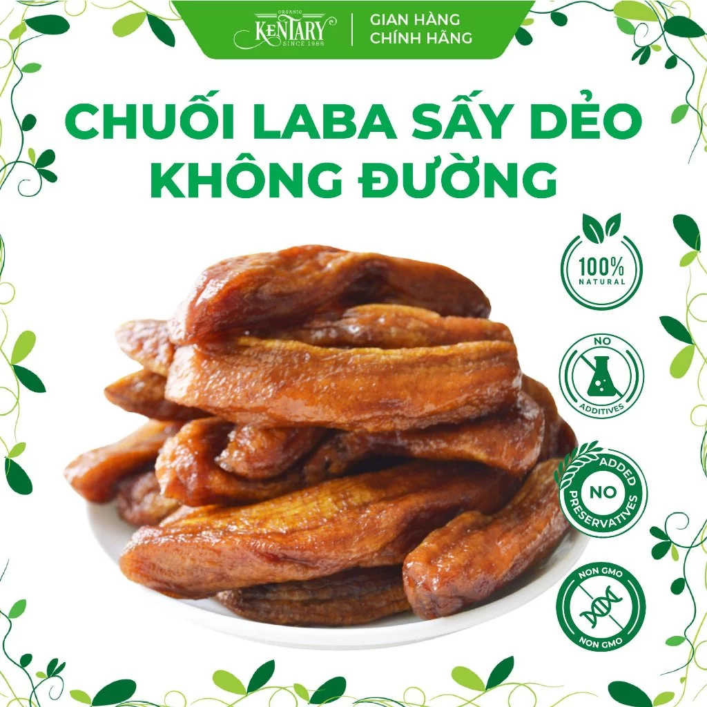 Kentary ラババナナ やわらかドライ（無糖） – ヘルシーおやつ 100g