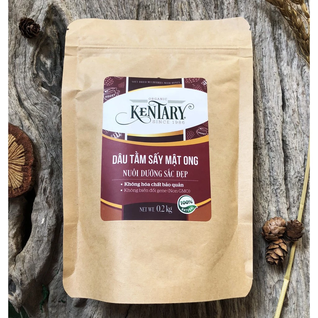 Kentary 桑の実ドライはちみつ漬け - 爽やか低糖 200gパック