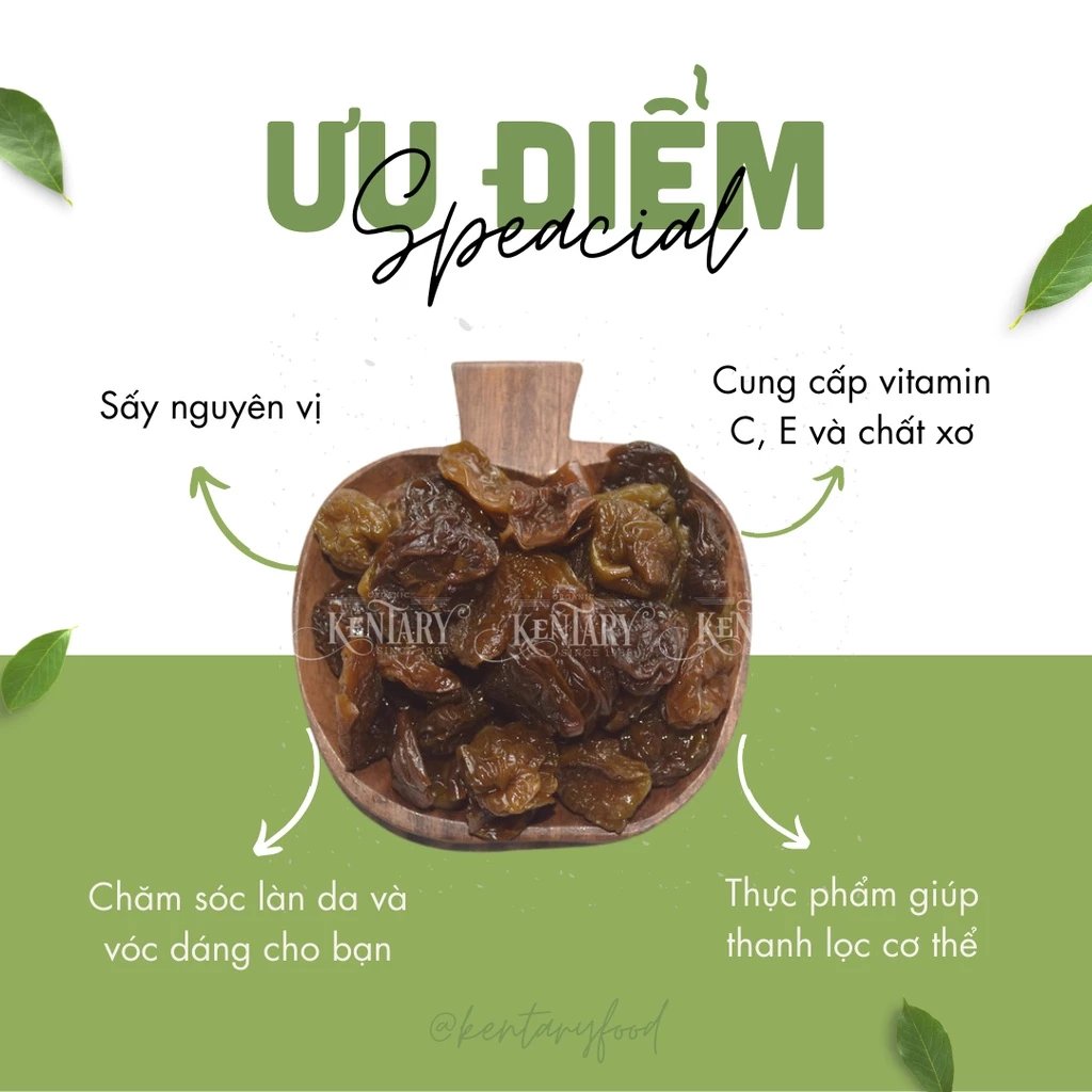 Kentary ニントゥアン産青リンゴ ドライハニー仕立て - 甘酸っぱい800gパック - 送料無料