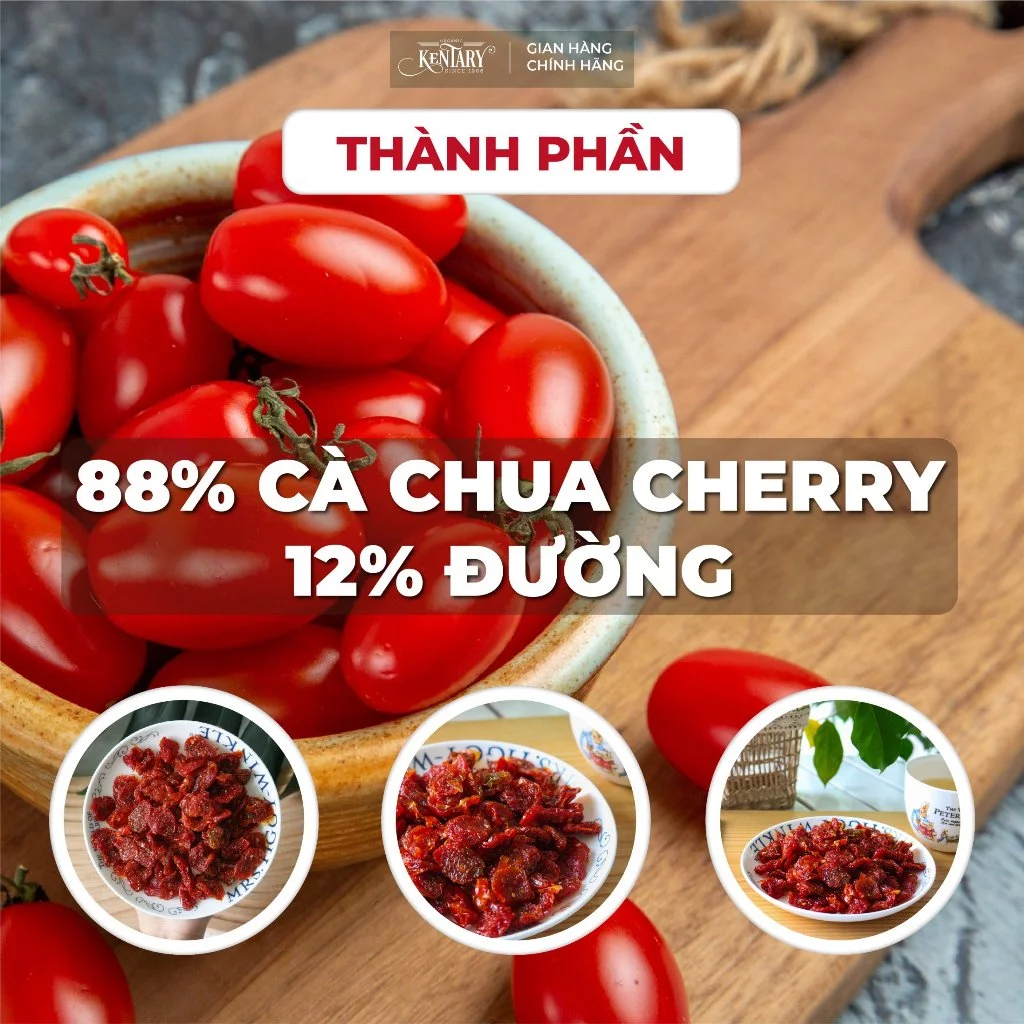 ケンタリー セミドライチェリートマト - 甘酸っぱいヘルシースナック 200g