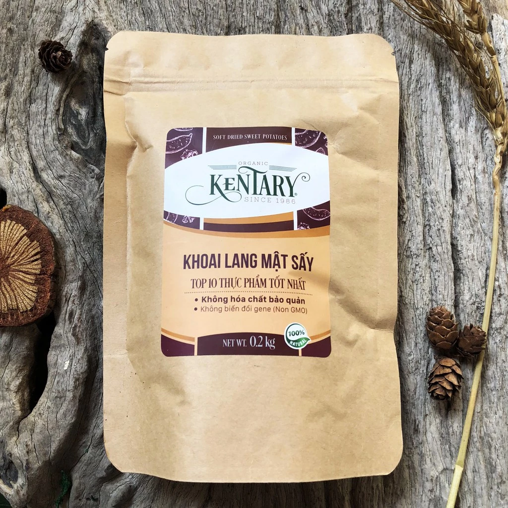 Kentary 無糖干し蜜芋 - ほっくり、もっちり、自然な甘さ - ヘルシーおやつ 800g