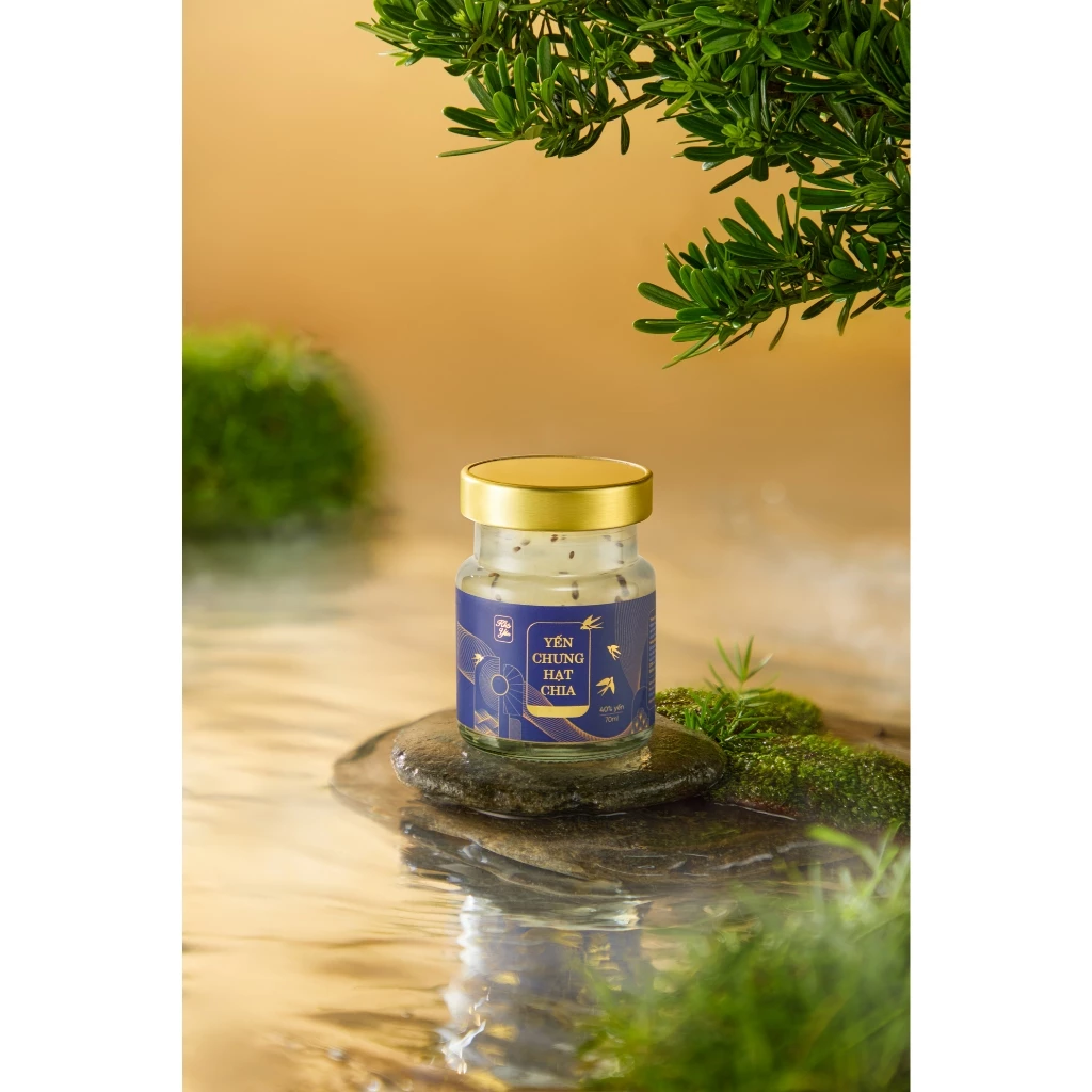 Khả Yến チアシード入り濃厚燕の巣ドリンク 70ml×10本 - 滋養強壮・美容サポート