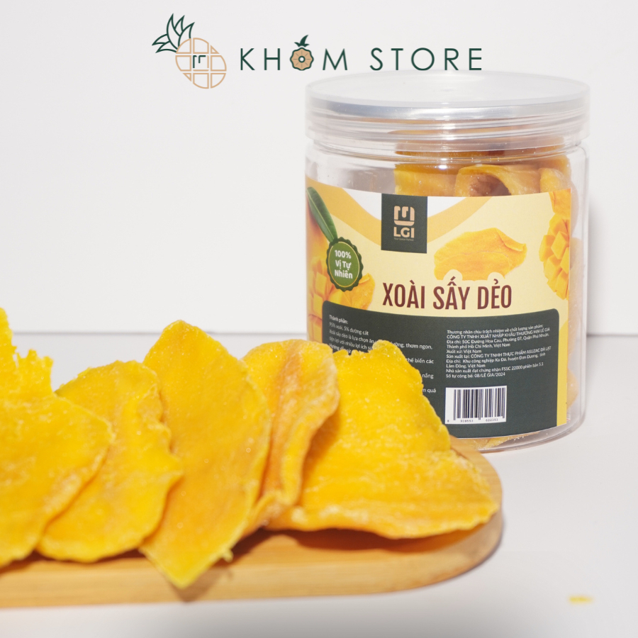 Khóm Store オーガニック ドライマンゴー ソフトタイプ 200g