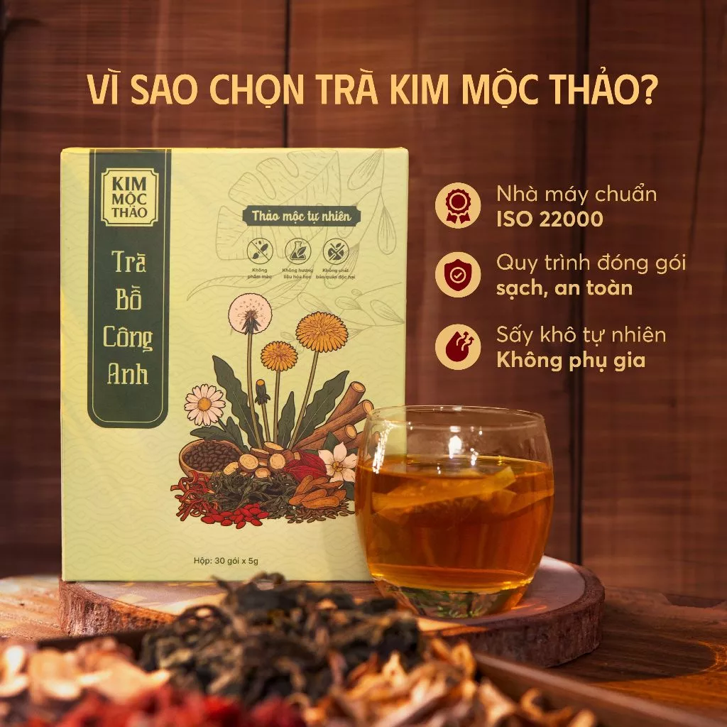 キムモックタオ タンポポ茶ティーバッグ：デトックス・消化促進・美肌・安眠サポート