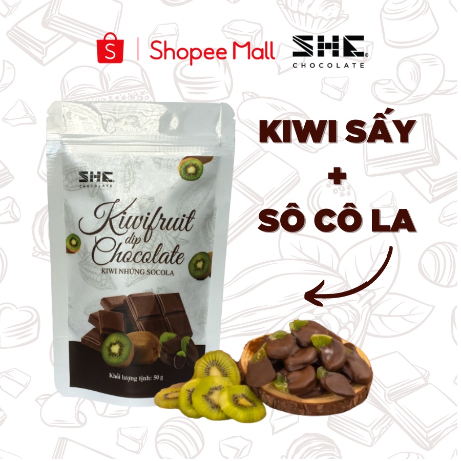 キウィのチョコレートディップ 50g SHE Chocolate