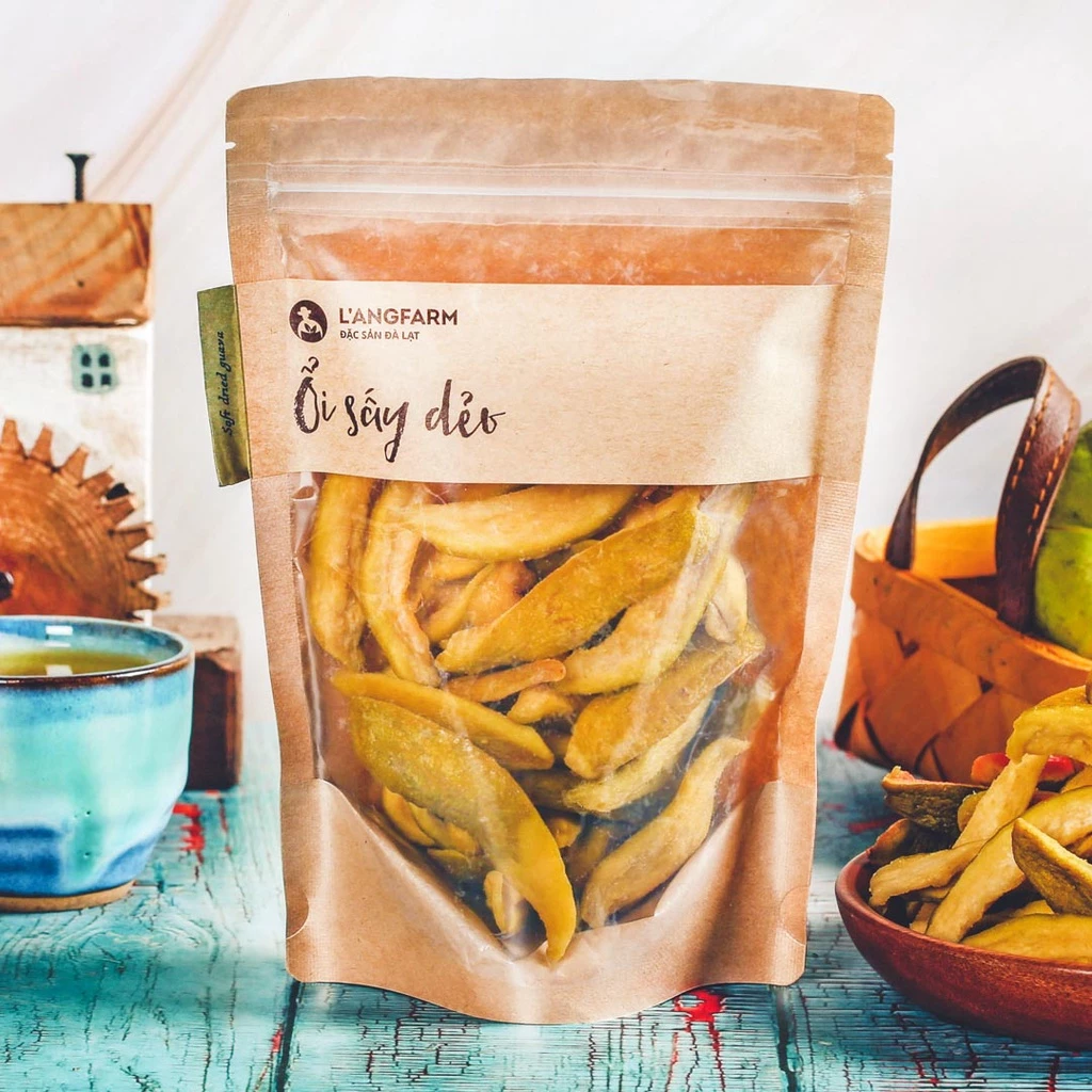 L'angfarm 225g ソフトドライグアバ - 自然の恵み、やわらか食感の贅沢おやつ