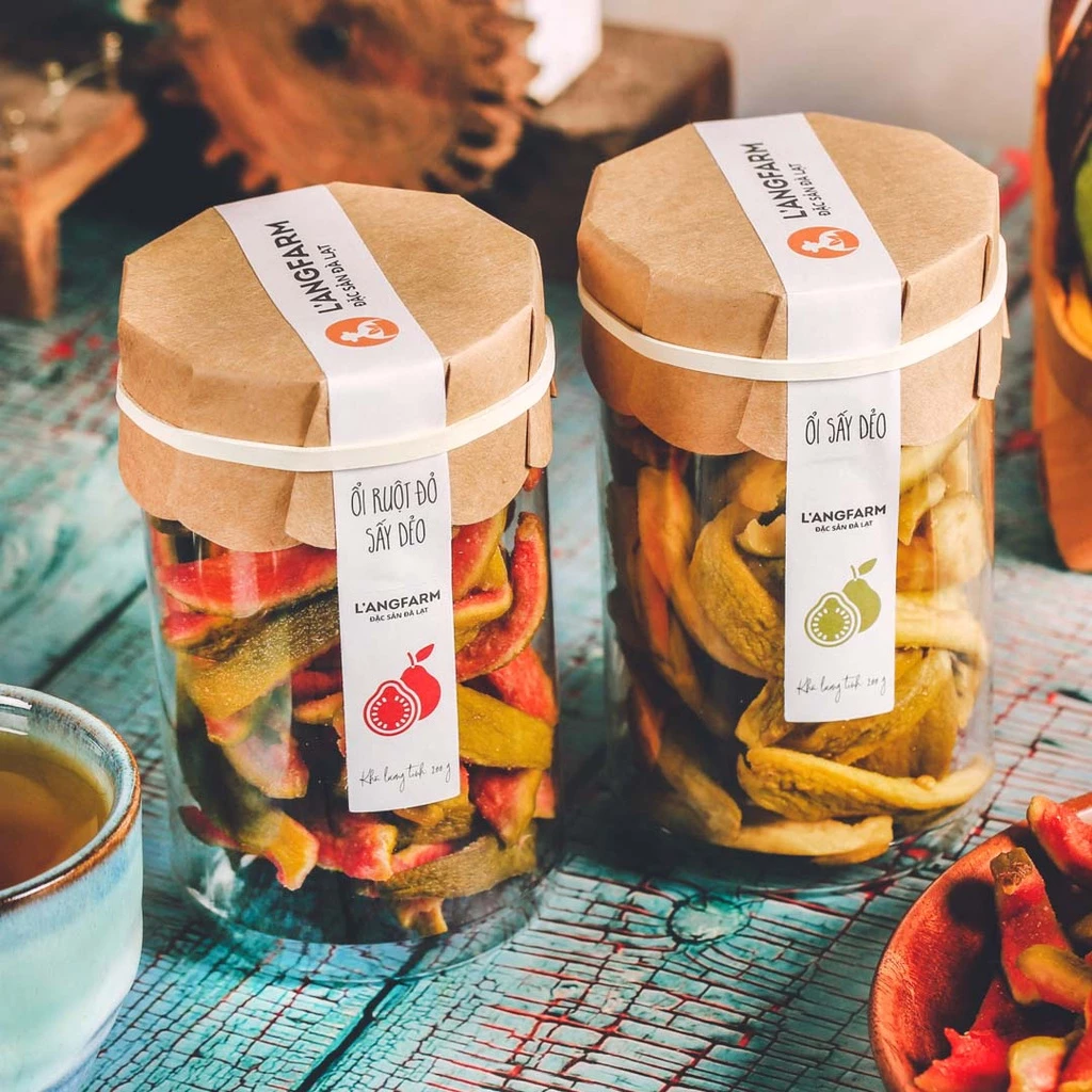 L'angfarm 225g ソフトドライグアバ - 自然の恵み、やわらか食感の贅沢おやつ