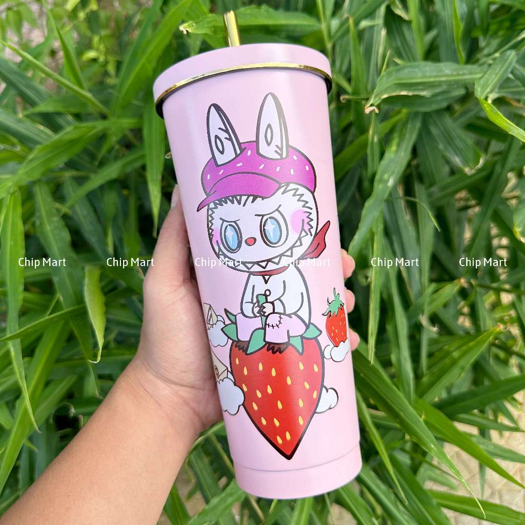 ラブブ ラブブコレクション 保温保冷カップ ピンクイチゴデザイン 750ml ラブブジャパン