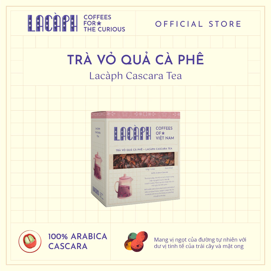 ラカフ カスカーラティー 100%アラビカ種 コーヒーチェリーティー 125g - 公式正規品