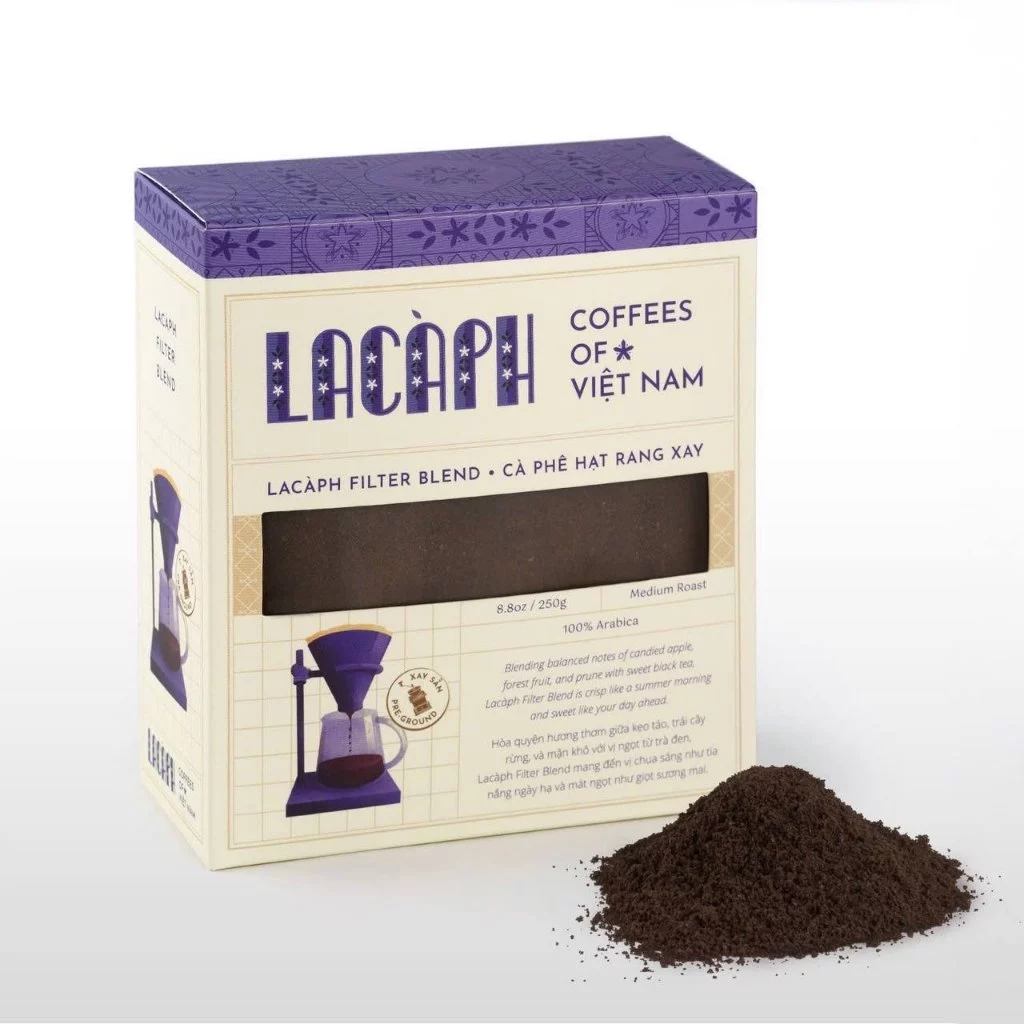 Lacàph アラビカ100% フィルターブレンド 挽き豆コーヒー 250g - プアオーバー・コールドブリュー対応