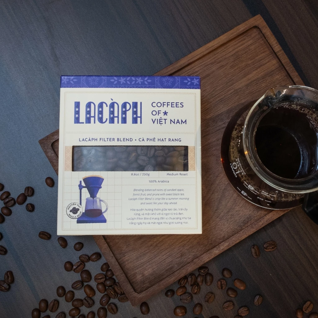 Lacàph アラビカ100% フィルターブレンド 挽き豆コーヒー 250g - プアオーバー・コールドブリュー対応