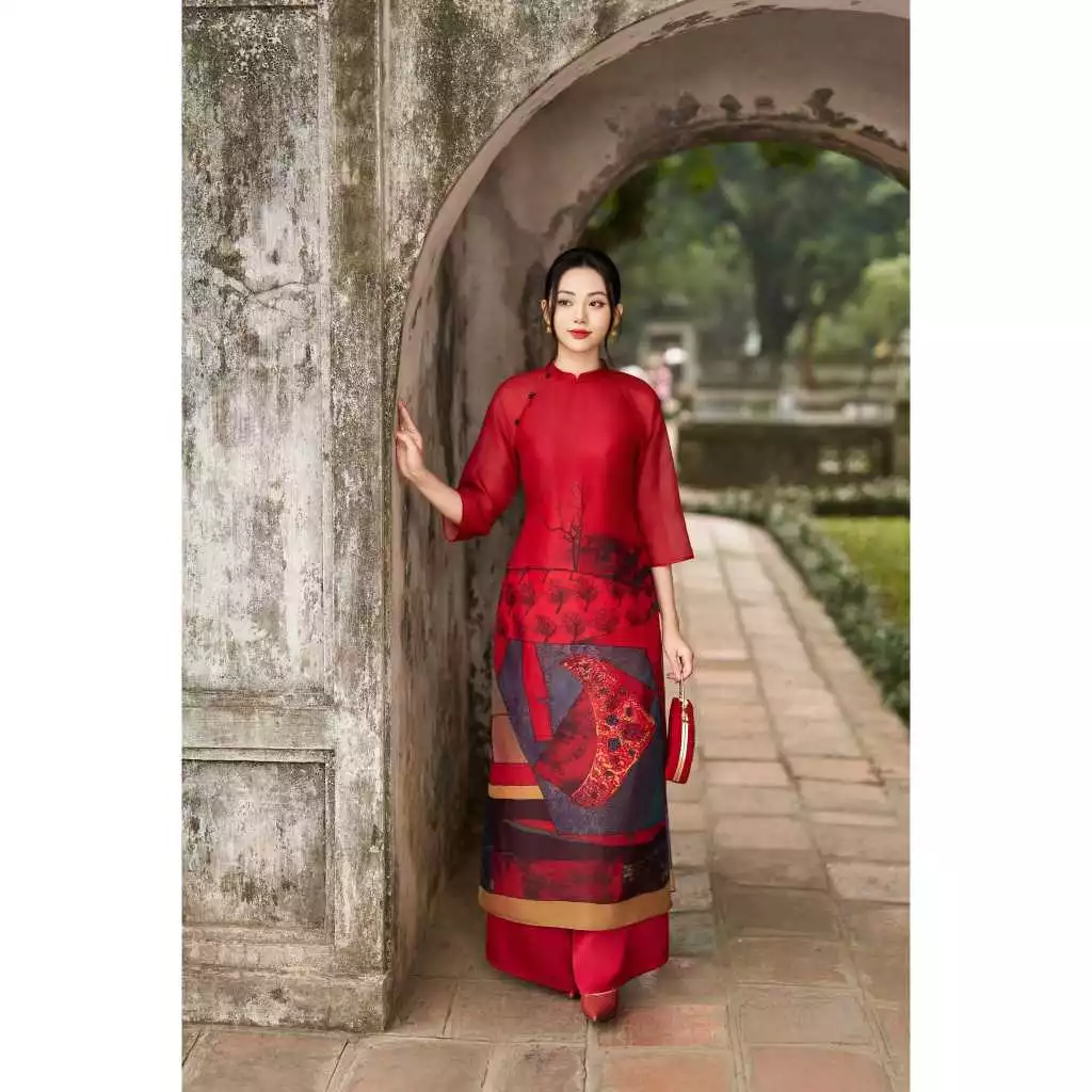 伝統的な花柄ベトナムアオザイの通販・個人輸入代行販売商品 - vietnam