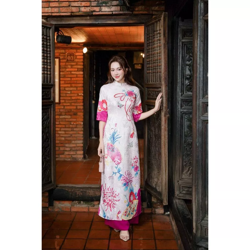 4 袖デザインの革新的な女性用アオザイの通販・個人輸入代行販売商品