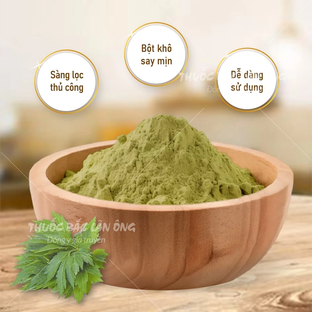 ランオン 純粋ヨモギパウダー 100g (足湯・風邪対策・リラックス)