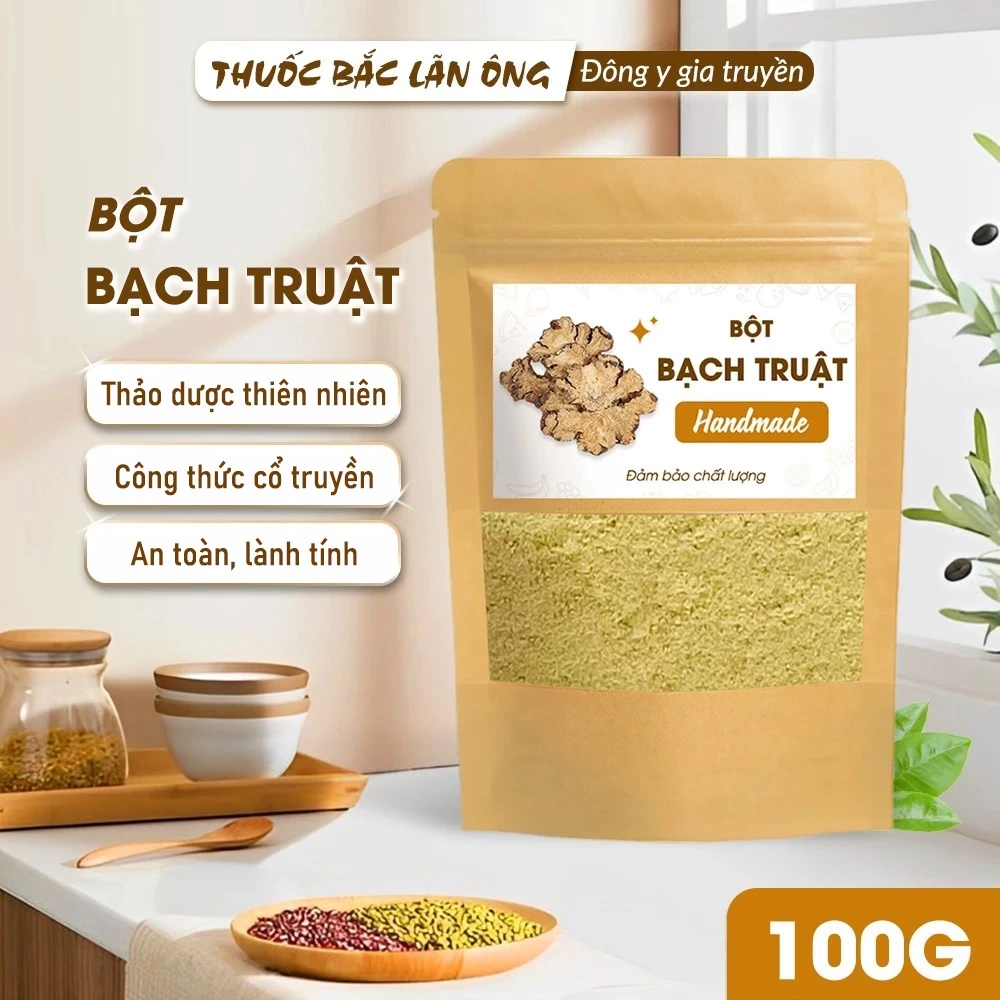 Lãn Ông 純粋白朮（びゃくじゅつ）パウダー 100g – 飲む・パック・美容に多用途ハーブ粉末